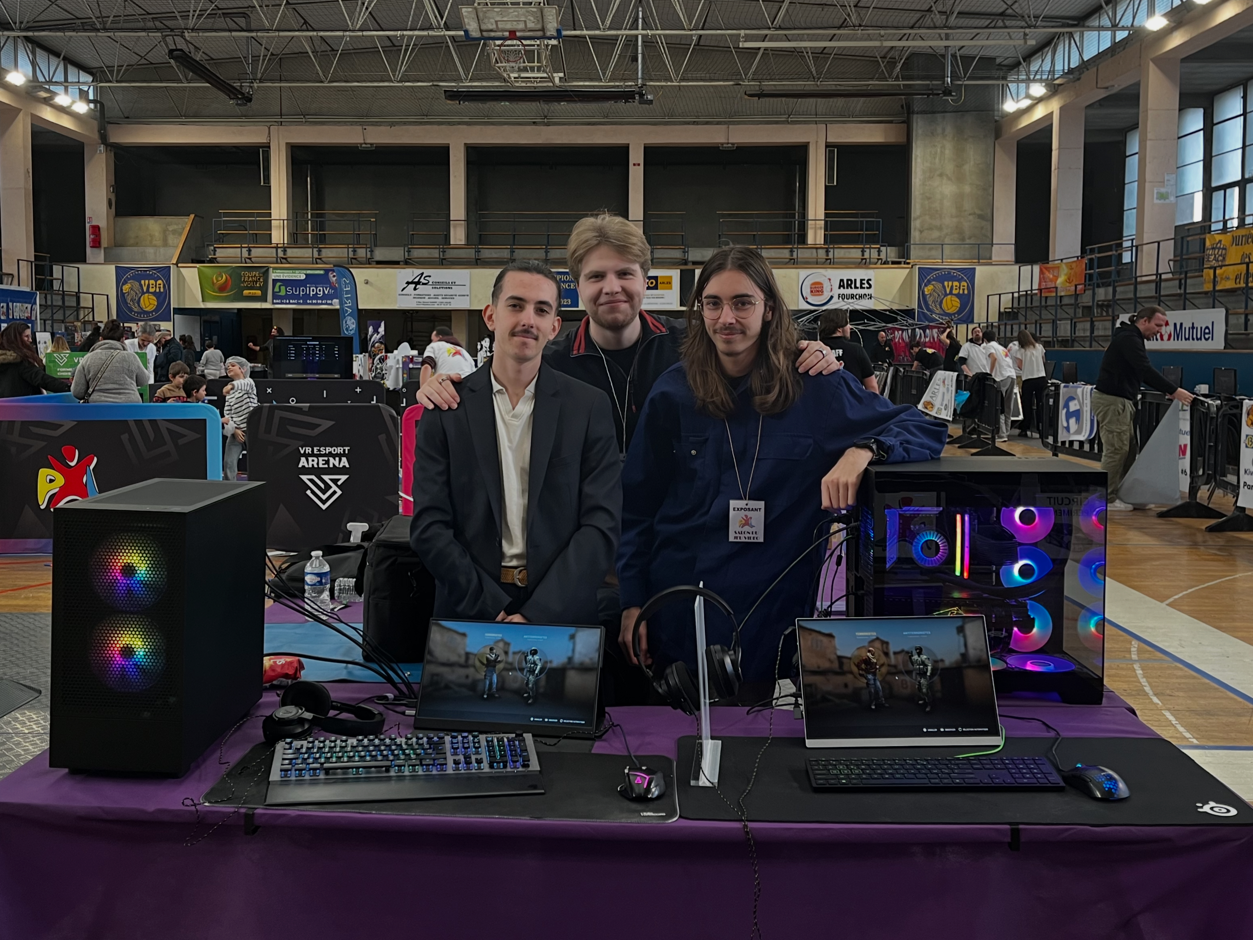 L'équipe Ordi'sanat à la PXL Lan 2025